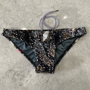 Jolyn Midl Bikini Bottoms Black/White/Pink/Yellow